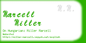 marcell miller business card